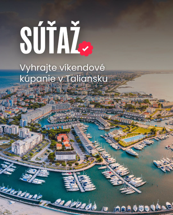Vyhrajte zájazd pre 2 osoby do Bibione alebo Lignana