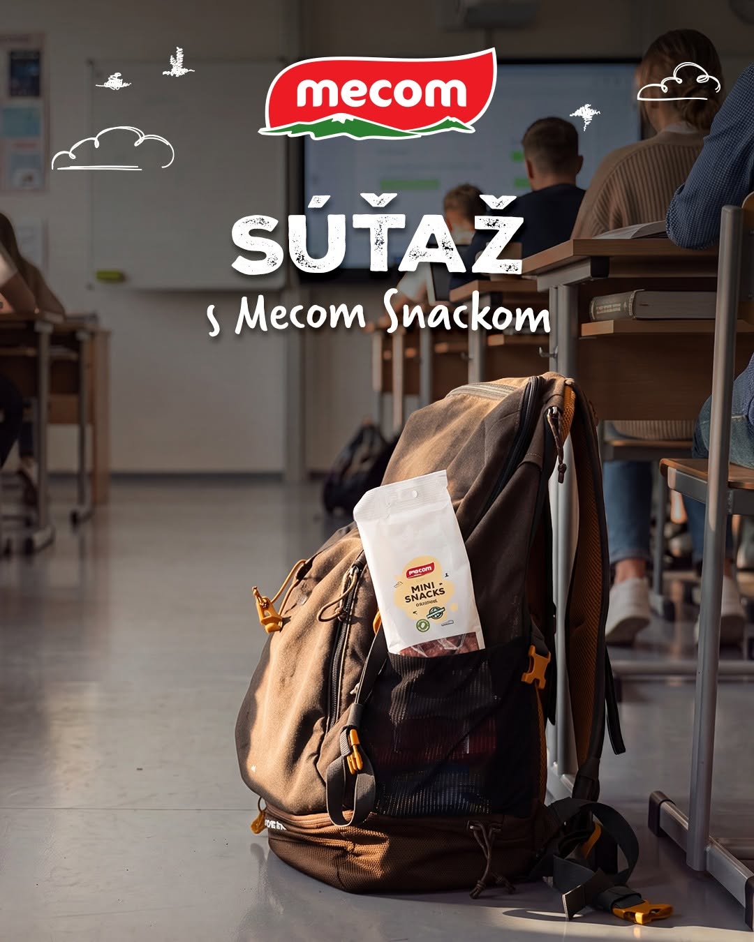Súťaž o balíčky Mecom Snackov