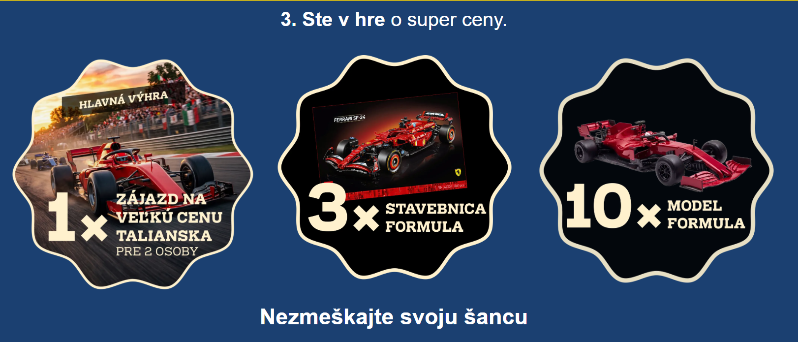 Targa Vyhrajte a zažite preteky v Monze!