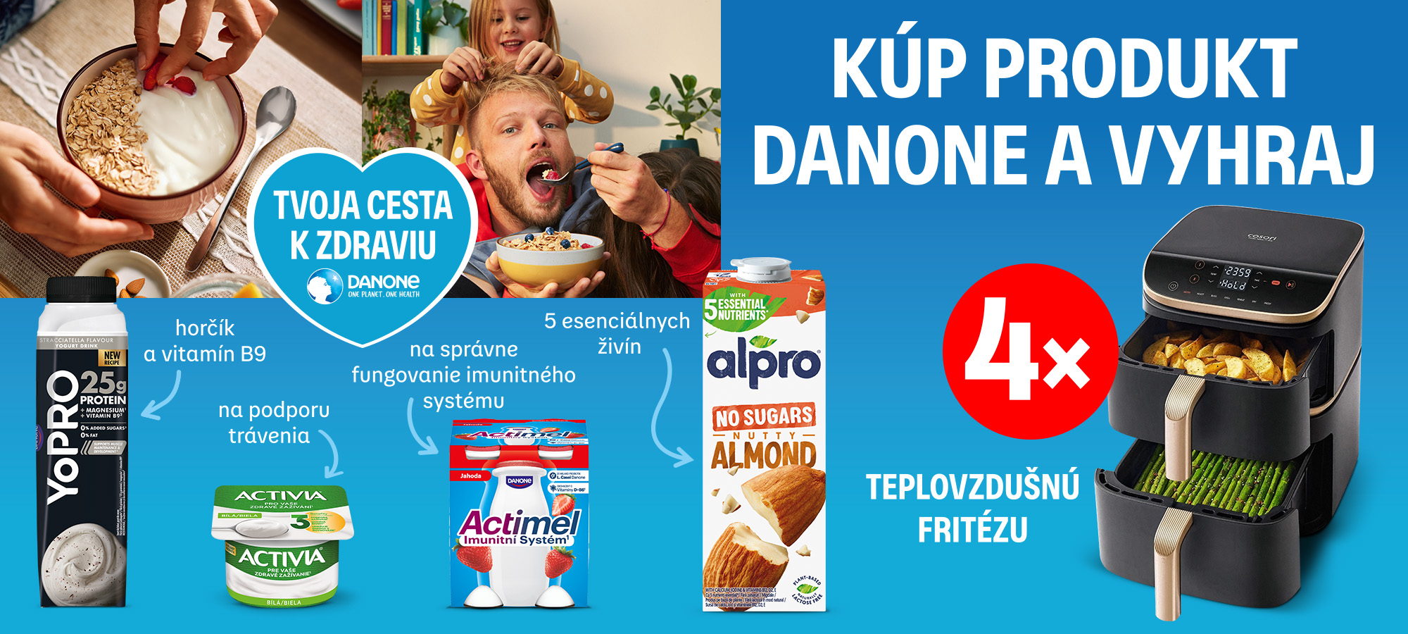 Vyhraj teplovzdušnú fritézu